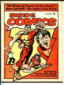 Inside Comics #41974-comics-code-Dr Wertham-Captain Marvel-CC Beck-FN