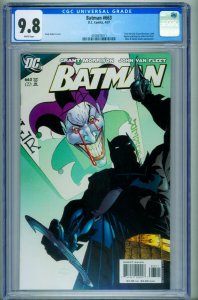 Batman #663 CGC 9.8 Joker and Harley comic book DC 4346835011