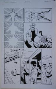 PAUL GULACY, CHARLES YOAKUM original art, TUROK TIMEWALKER #2 pg 23, 11x 17,1997