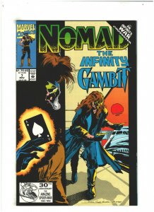 Nomad #7 NM- 9.2 Marvel Comics 1992 Infinity War, Gambit app.