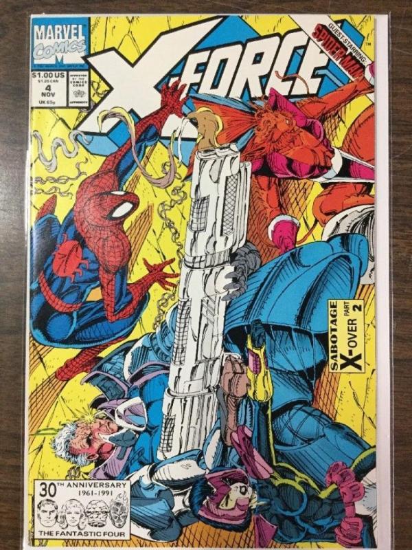 X-FORCE #4, NM, Juggernaut, Cable, ShatterStar, Nicieza, 1991, more XF in store