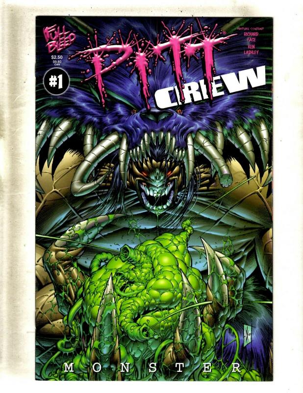 14 Pitt Image Comic Books # 10 11 12 13 14 15 16 17 18 19 20 + Crew Blood 1 FM8