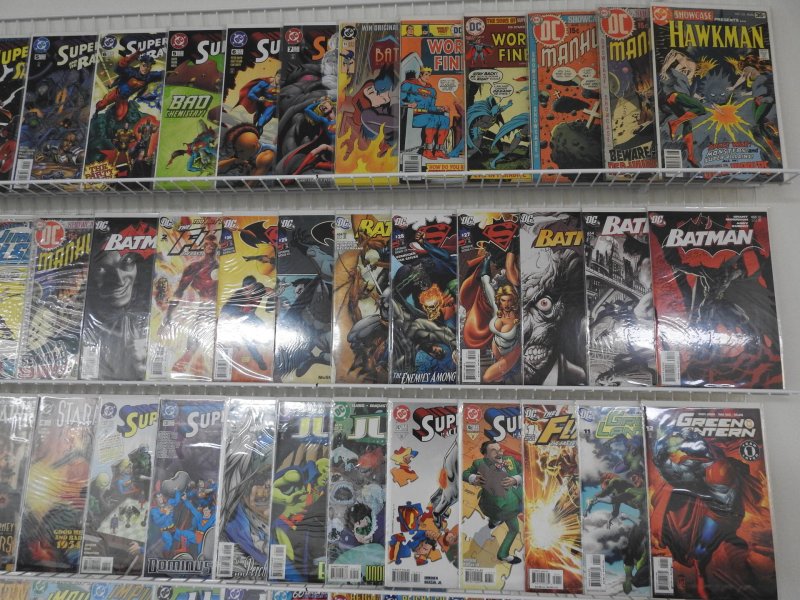 Huge Lot of 130+ Comics W/ Batman, Green Lantern, Superman Avg. VR Con.