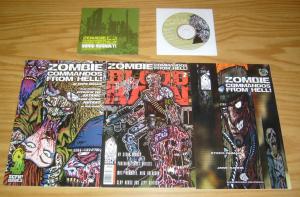 Zombie Commandos From Hell! #1-3 VF/NM complete series + CD's - matt howarth 2