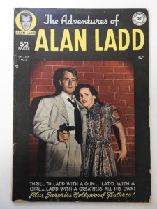The Adventures of Alan Ladd #2 (1950) GD+ Condition cover detached