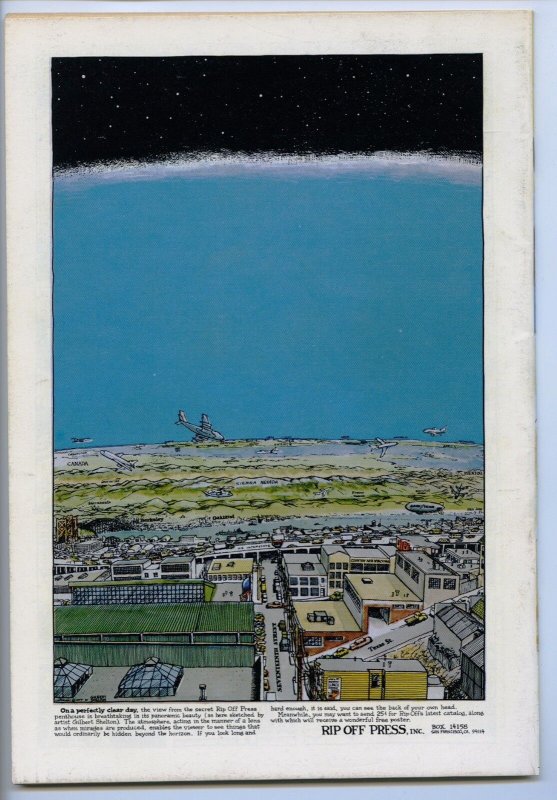 RIP OFF COMIX #2 - 7.0, OW-W - 1st printing - Freak Brothers