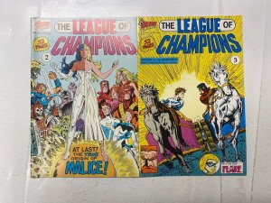 2 League of Champions HERO comic books #2 3 4 KM27