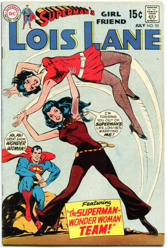 SUPERMAN'S GIRL FRIEND LOIS LANE #93, FN, Neal Adams, Wonder Woman, 1958