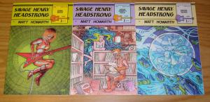 Savage Henry: Headstrong #1-3 VF/NM complete series - matt howarth  iconographix