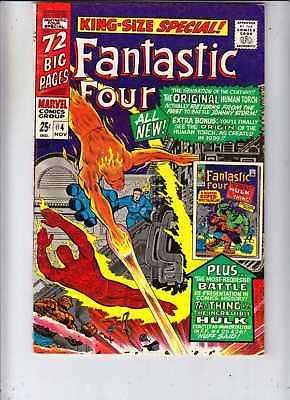 Fantastic Four Annual 4 strict VF+ High-Grade 1966 King Size Special wow