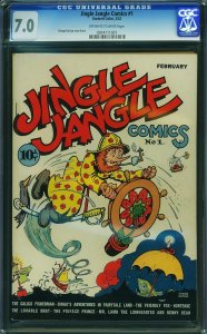 Jingle Jangle Comics #1 (1943) CGC 7.0