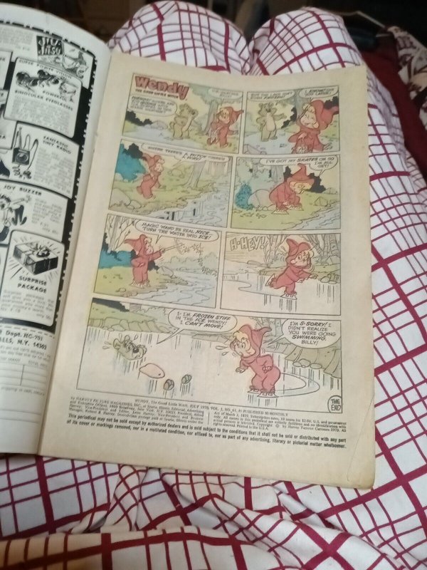 Wendy the Good Little Witch #61 Harvey Comics June 1970 Bronze Age Cartoon