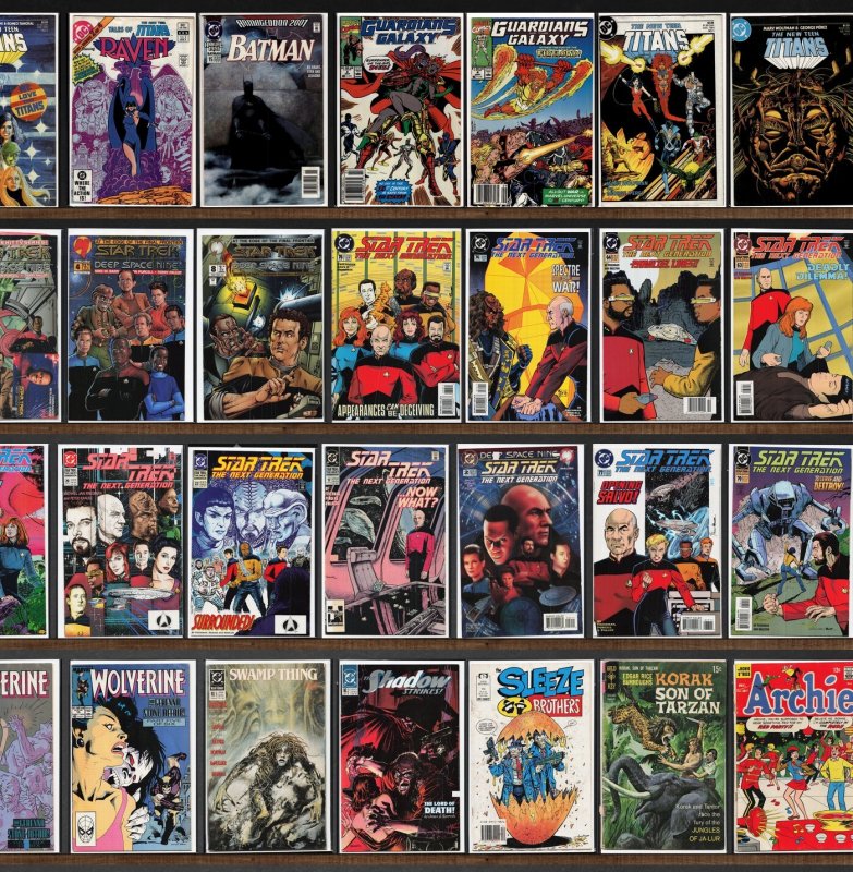 Huge Lot 140+ Comics with Sgt. Rock, Wolverine, Detective Comics & More!