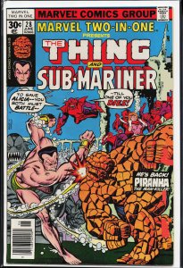 Marvel Two-in-One #28 (1977) Namor the Sub-Mariner