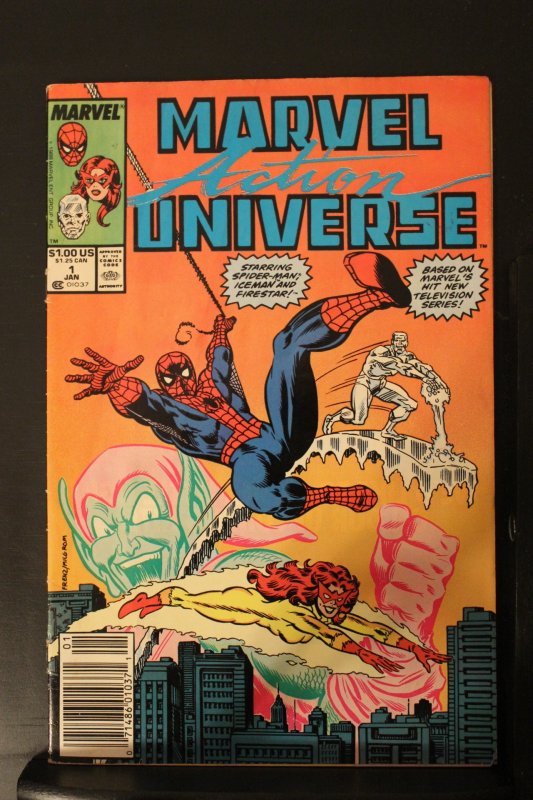 Marvel Action Universe (1989) High-Grade Spidey VF/NM Cartoon Goblin Cover key