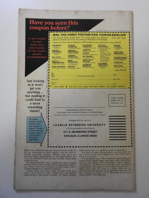 Jungle Action #16 (1975) VG+ Condition