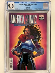 America Chavez: Made In The USA #1 Torque Cover (2021) CGC 9.8