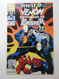 What If...? #44 (1992) Venom Had Possessed The Punisher? NM- Condition!