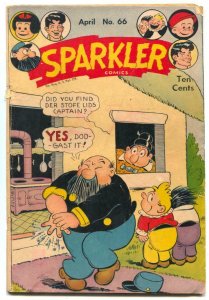 Sparkler Comics #66 1947- Tarzan- Captain and the Kids G/VG