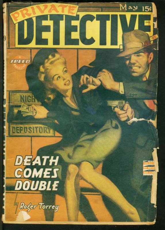 PRIVATE DETECTIVE 1943 MAY-RARE PULP G