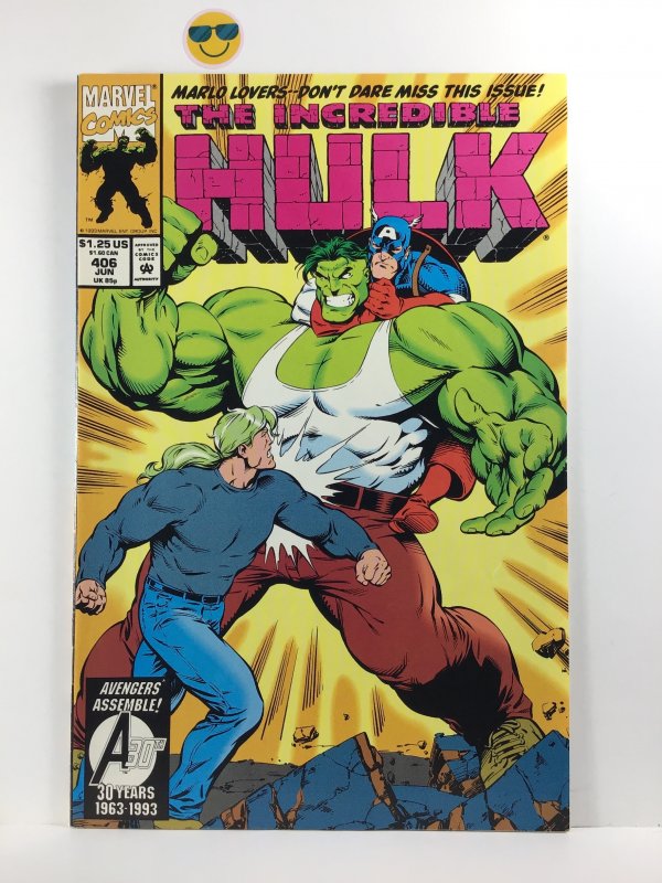 The Incredible Hulk #406 (1993) vfn Captain America