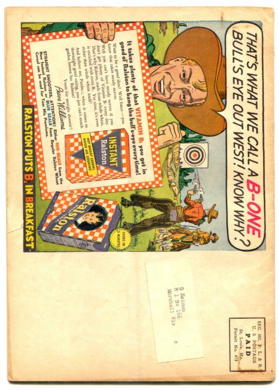 Tom Mix Comics #8 1942- Ralston Straight Shooters- Fred Meagher VG