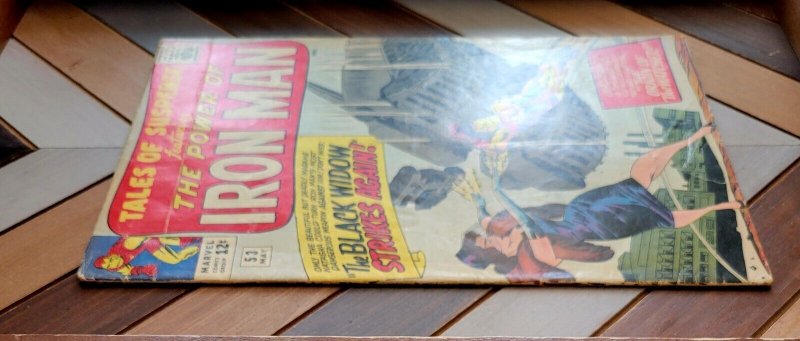 TALES of SUSPENSE #53 VG- Marvel 1964, 2nd BLACK WIDOW, Origin WATCHER, IRON MAN