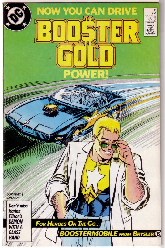 Booster Gold (vol. 1, 1986) #11 VG/FN Jurgens, Shockwave, 1000