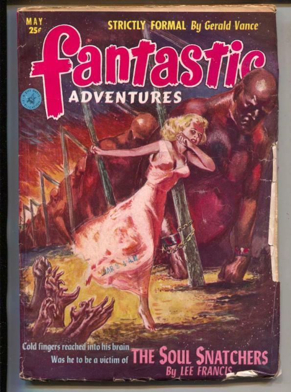 Fantastic Adventures-Pulp-5/1952-Lee Francis-John Fletcher-Guy Archette