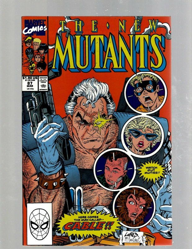 New Mutants # 87 NM- Marvel Comic Book X-Men Wolverine Cable X-Force SM19