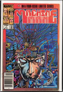 Machine Man #1 Newsstand Edition (1984) Machine Man