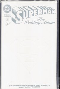 Superman : The Wedding Album Embossed Card Cover (1996) Superman