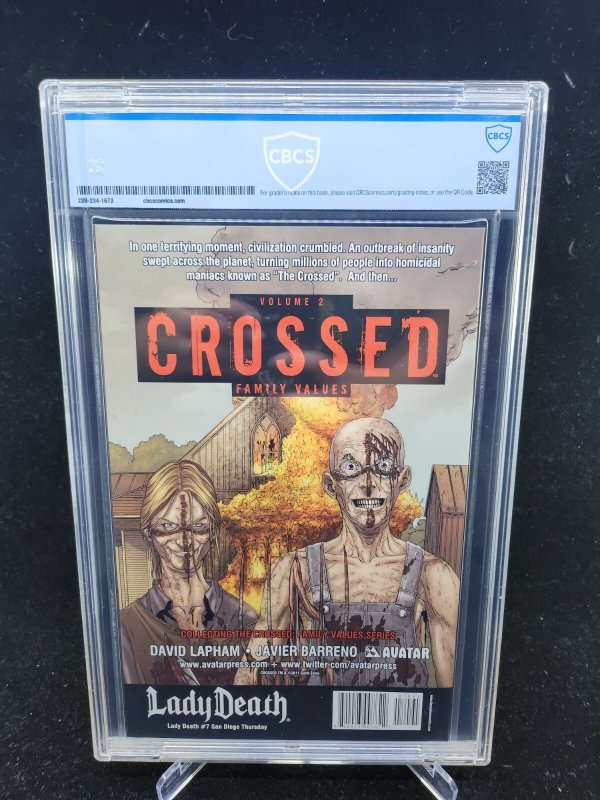 Lady Death #7 - SDCC Thursday Exclusive Matt Martin - CBCS 9.8 - 2011