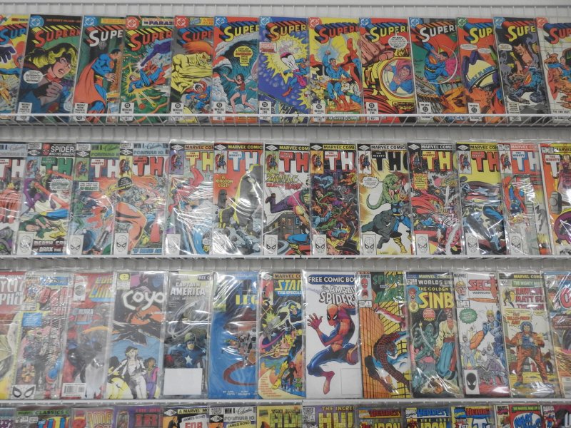 Huge Lot 150+ Comics W/ Thor, Superman, What If?+ Avg VF- Condition!