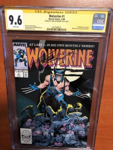 Wolverine (1988) # 1 (CGC 9.6 WP SS) Signed By Chris Claremont | 1st Wolverine 