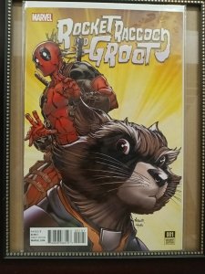 Rocket Raccoon And Groot # 1; Deadpool Variant Edition NM-  Nw63