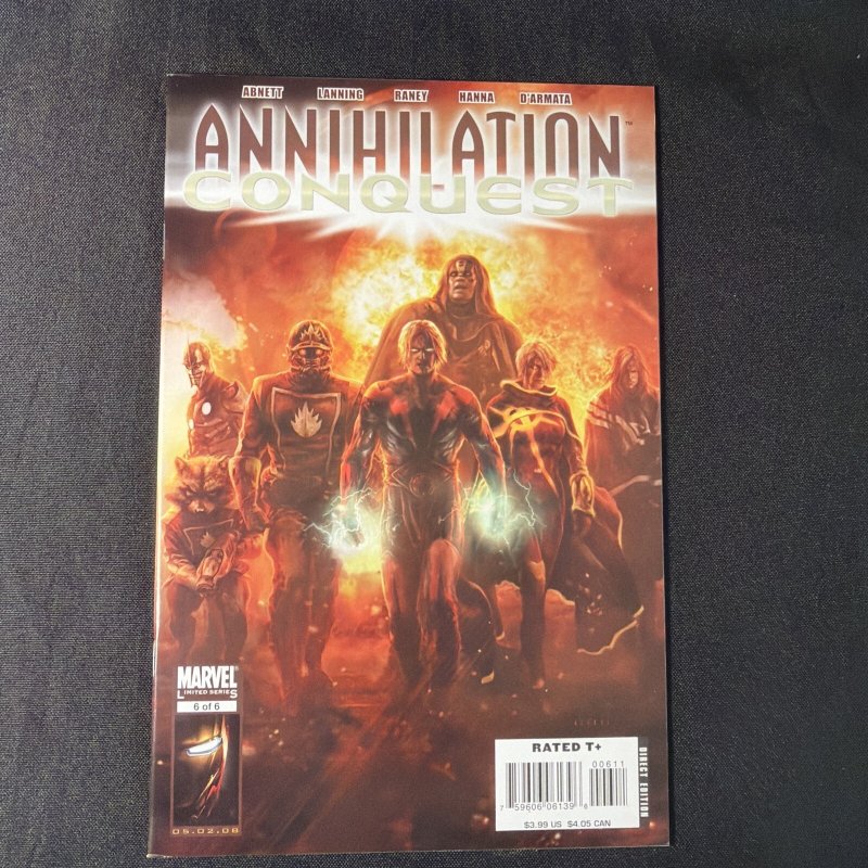 Annihilation Conquest #6 2008 Marvel Guardians Of The Galaxy