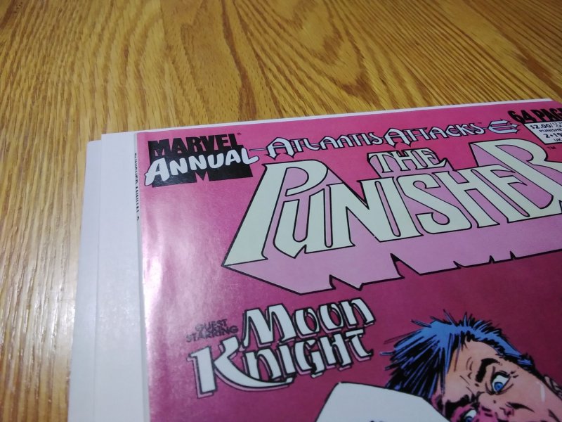 The Punisher Annual #2 (1989) 1st Moon Knight meeting