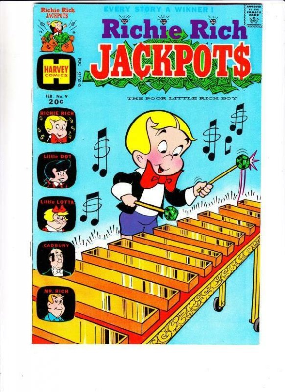 Richie Rich Jackpots # 9 strict NM-  appearance Little Lotta