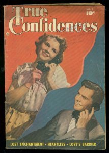 TRUE CONFIDENCES #1 1949-FAWCETT PHOTO COVER-GOOD GIRL VG