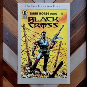 Dark Horse Pres #1C (1992) VF- BLACK CROSS/CONCRETE Commemorative Silver Variant