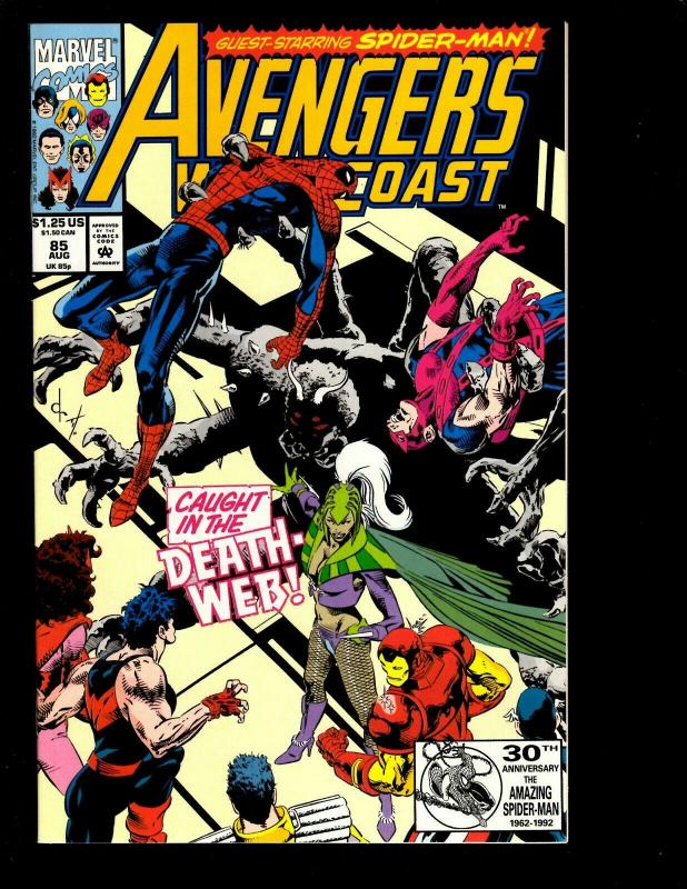 12 West Coast Avengers Marvel Comics # 85 86 87 88 89 90 91 92 93(2) 94 95 GK6