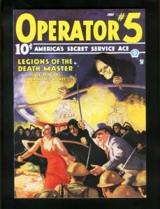 OPERATOR #5 JULY 1935 PULP REPLICA-LEGION OF THE DEATH MASTER-CURTIS STEELE NM