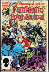 Fantastic Four Annual #18 Direct Edition (1984) Fantastic Four