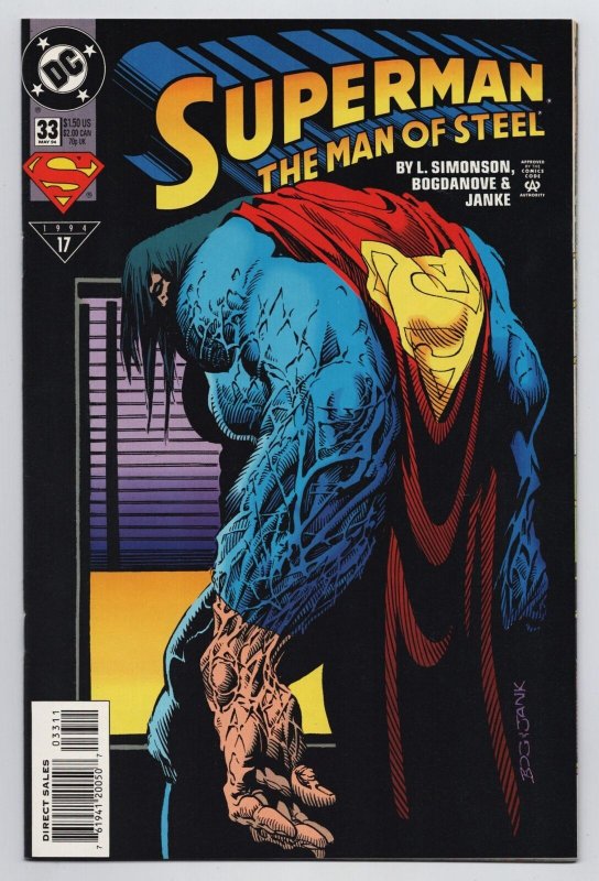 Superman The Man of Steel #33, Newsboy Legion, Lois Lane (DC, 1994) VF/NM