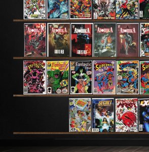 Huge Lot 140+ Comics with Adventures Of Superman, Superman, Atomika & More!