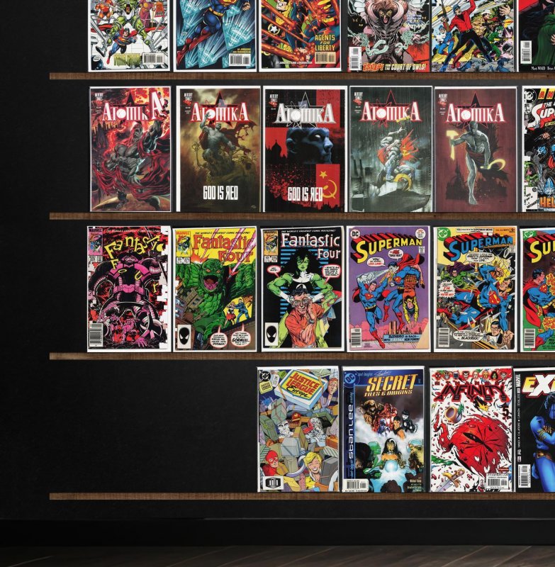 Huge Lot 140+ Comics with Adventures Of Superman, Superman, Atomika & More!