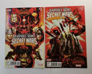 DEADPOOL'S SECRET SECRET WARS #1-4 SET MARVEL COMICS 2015 VF/NM