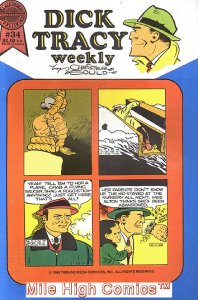 DICK TRACY MONTHLY/WEEKLY  (BLACKTHORNE) (1986 Series) #34 Fine Comics Book