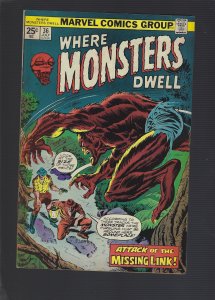 Where Monsters Dwell #36 (1975)